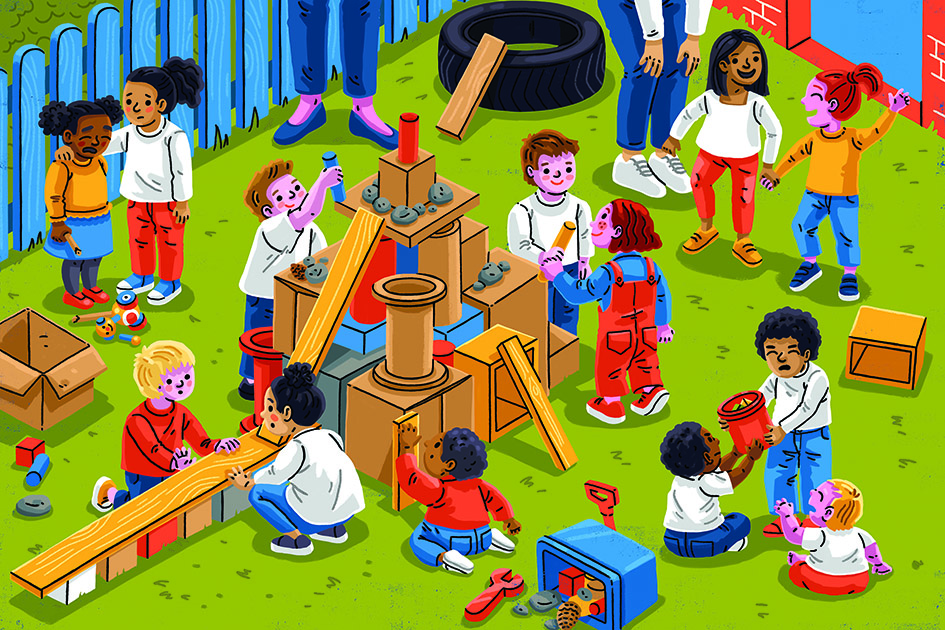 Children playing together